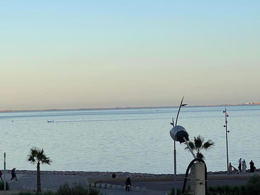 3 Zimmer Wohnung Corniche Nador Sidi Ali- Am Meer & Wifi Eksteriør billede