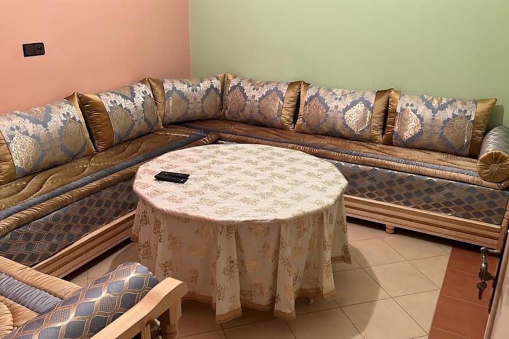 3 Zimmer Wohnung Corniche Nador Sidi Ali- Am Meer & Wifi Eksteriør billede