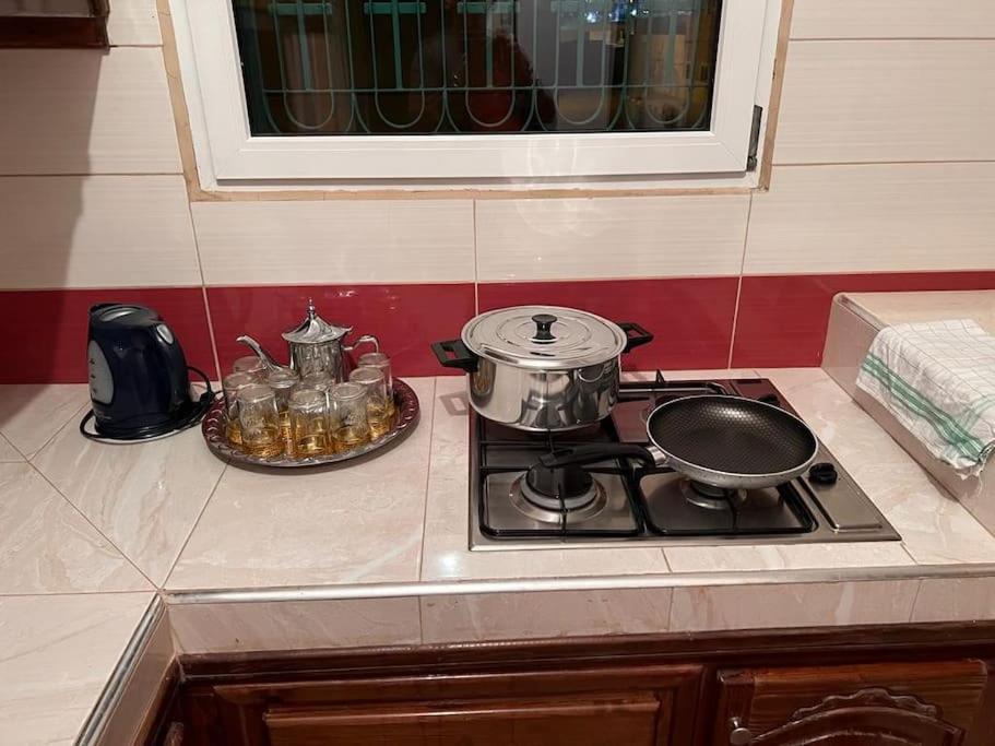 3 Zimmer Wohnung Corniche Nador Sidi Ali- Am Meer & Wifi Eksteriør billede